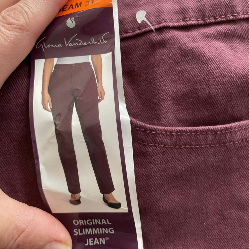 Gloria Vanderbilt Size 16 Jeans Original Slim High Rise Classic Fit  Huckleberry